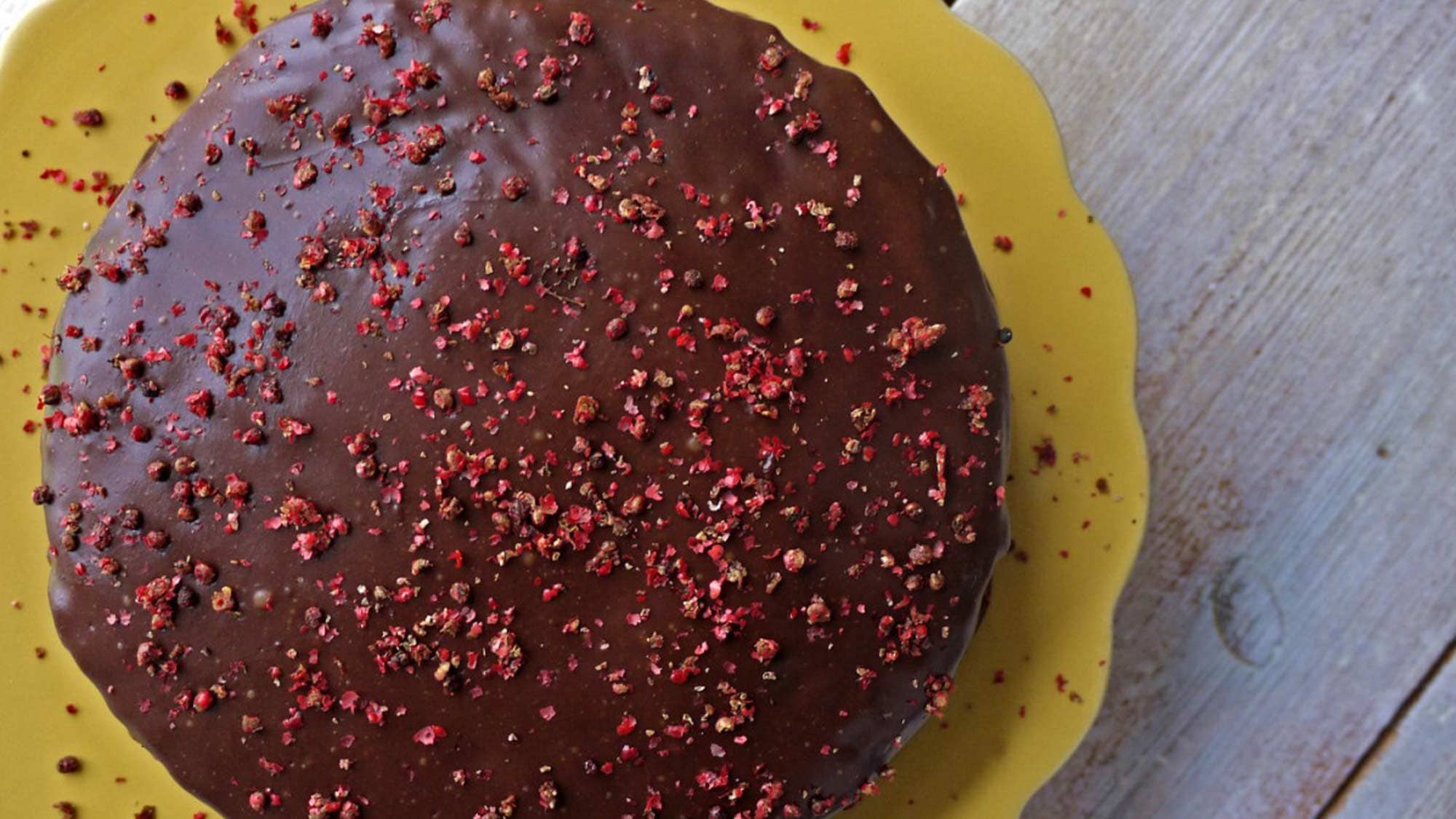 Chocolate and Pink Peppercorn Crepe Cake Dessert Recipes