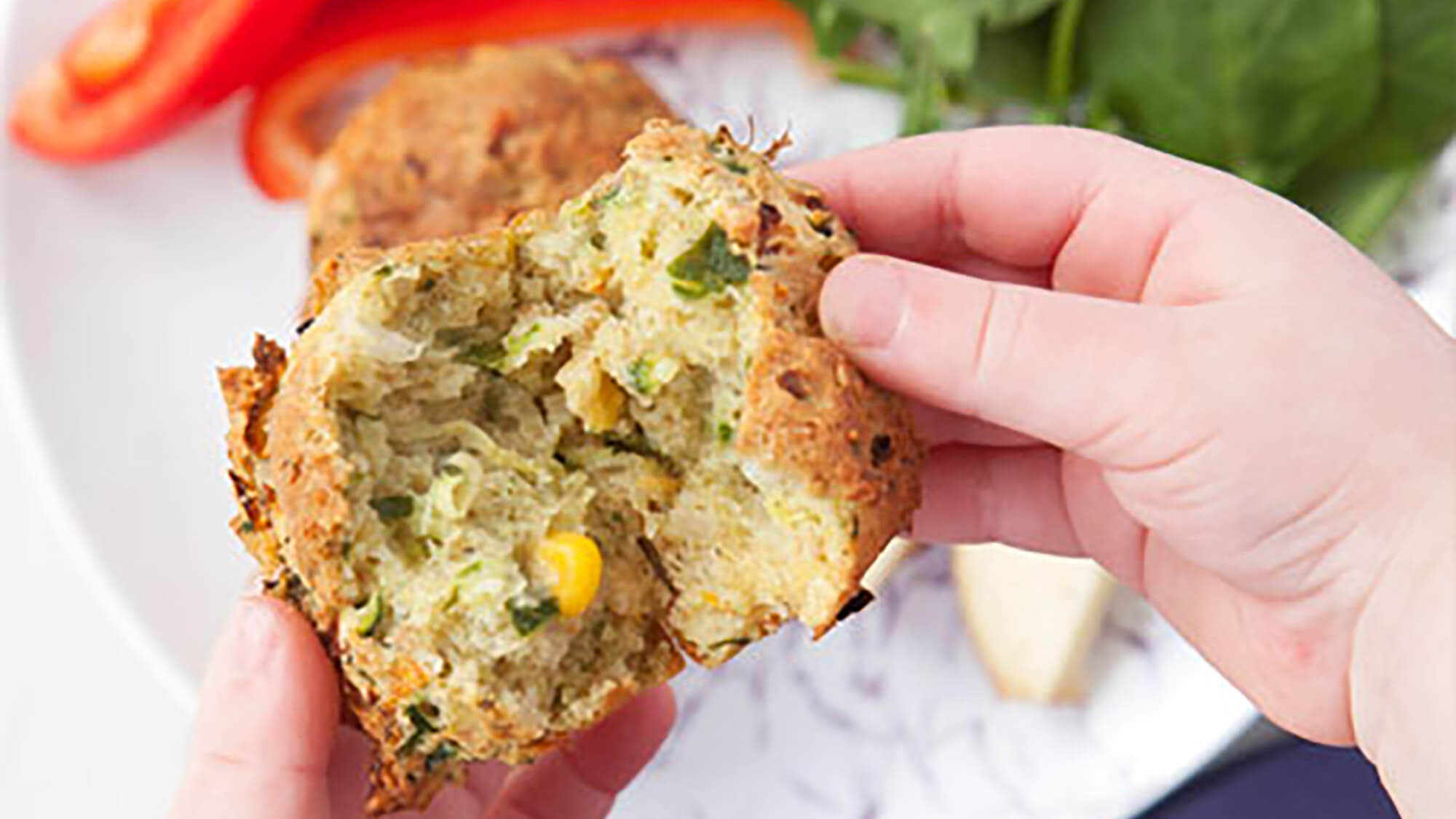 VegPacked Savoury Muffins Light Bite Recipe