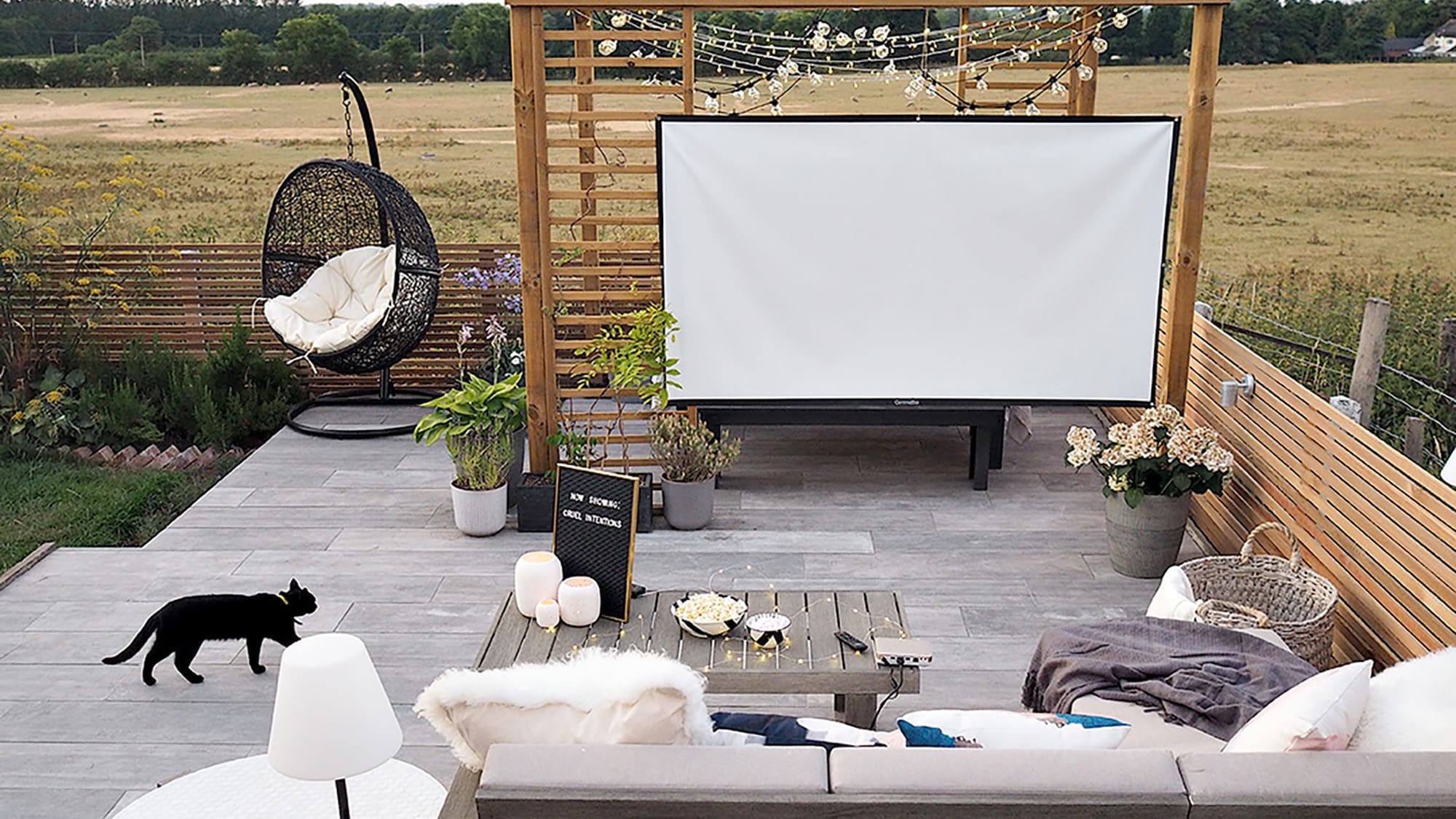Makeover Transform The Garden Into A Home Cinema Garden