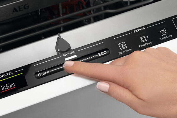 AEG FSS53637Z Fully Integrated Full Size Dishwasher Black